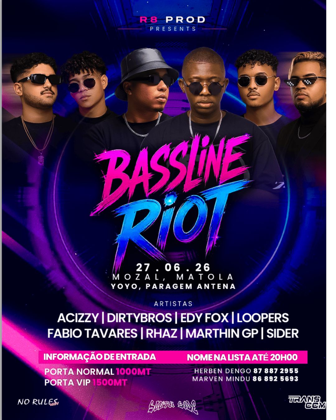 Bassline Riot: A Noite Que Vai Fazer a Matola Tremer a 27 de Junho