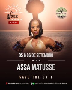 Jazz ao Pôr do Sol regressa com a 4ª edição e traz Assa Matusse ao palco